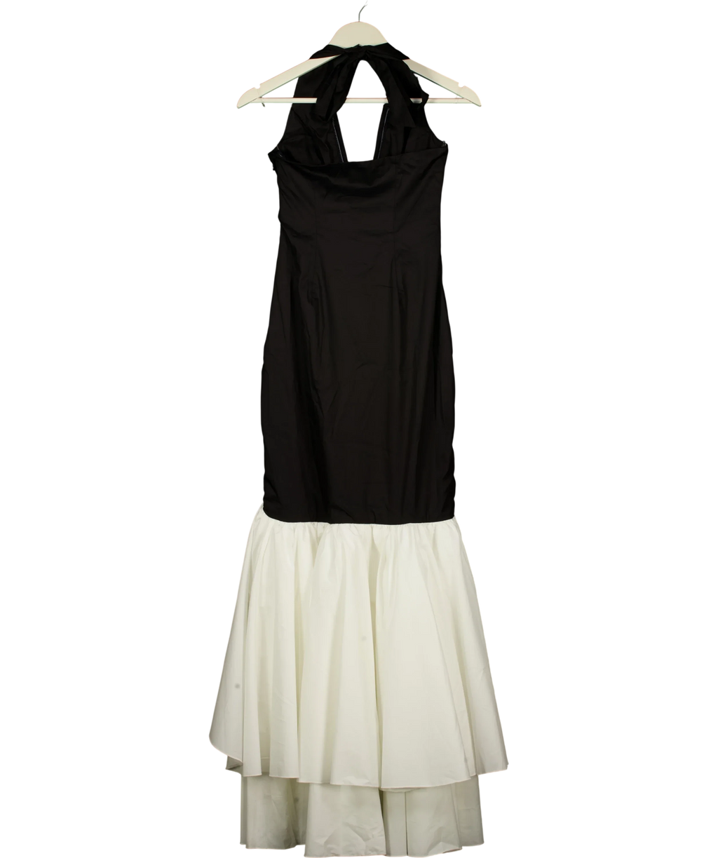 Babyboo Black Veronique Maxi Dress, size UK S — back
