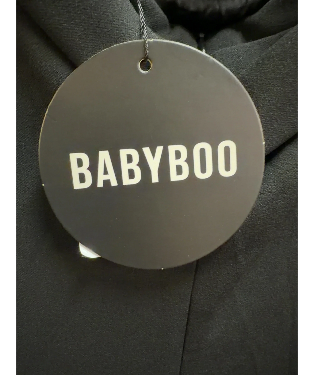 Babyboo Black Joyce Maxi Dress, size UK XS — detail