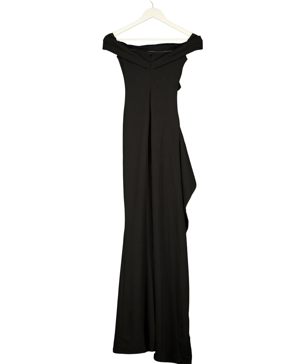 Babyboo Black Joyce Maxi Dress, size UK XS — back