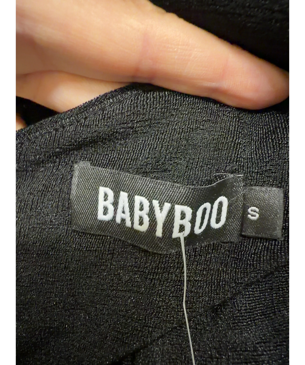Babyboo Black Colour, size UK S — care label