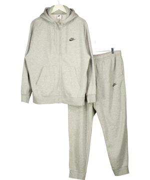 Nike Grey Embroidered Tracksuit UK L / XL