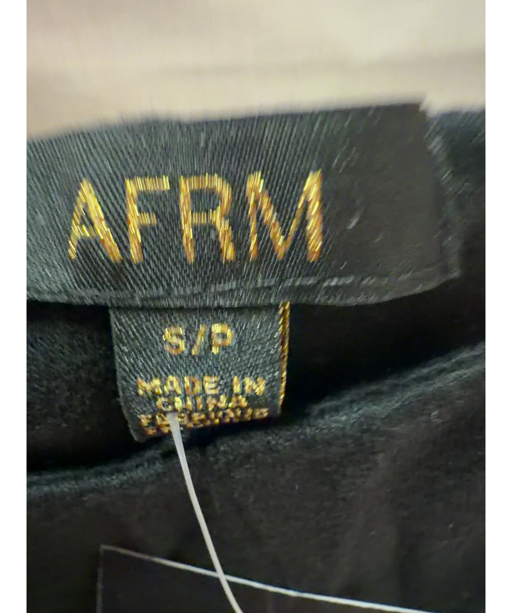 AFRM Black Ettie Essential Capri Leggings Noir UK S — Brand