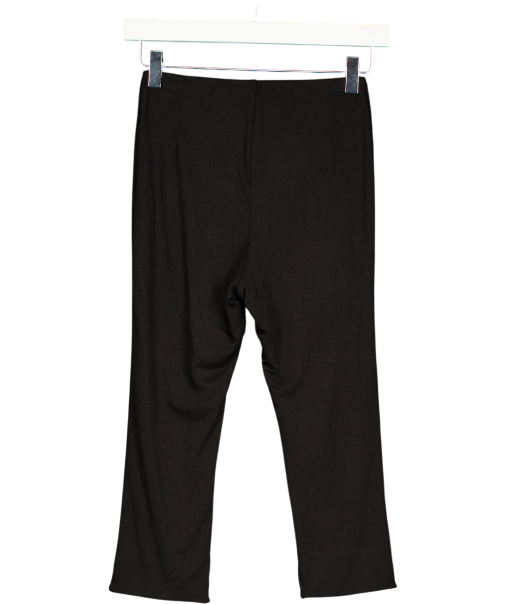 AFRM Black Ettie Essential Capri Leggings Noir, size UK S — back