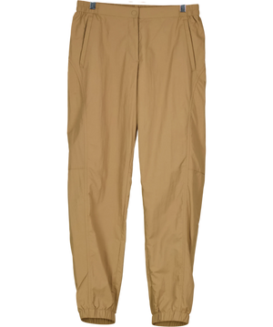 cos Brown Technical Nylon Barrel-leg Beige Trousers Eur 36 UK 8