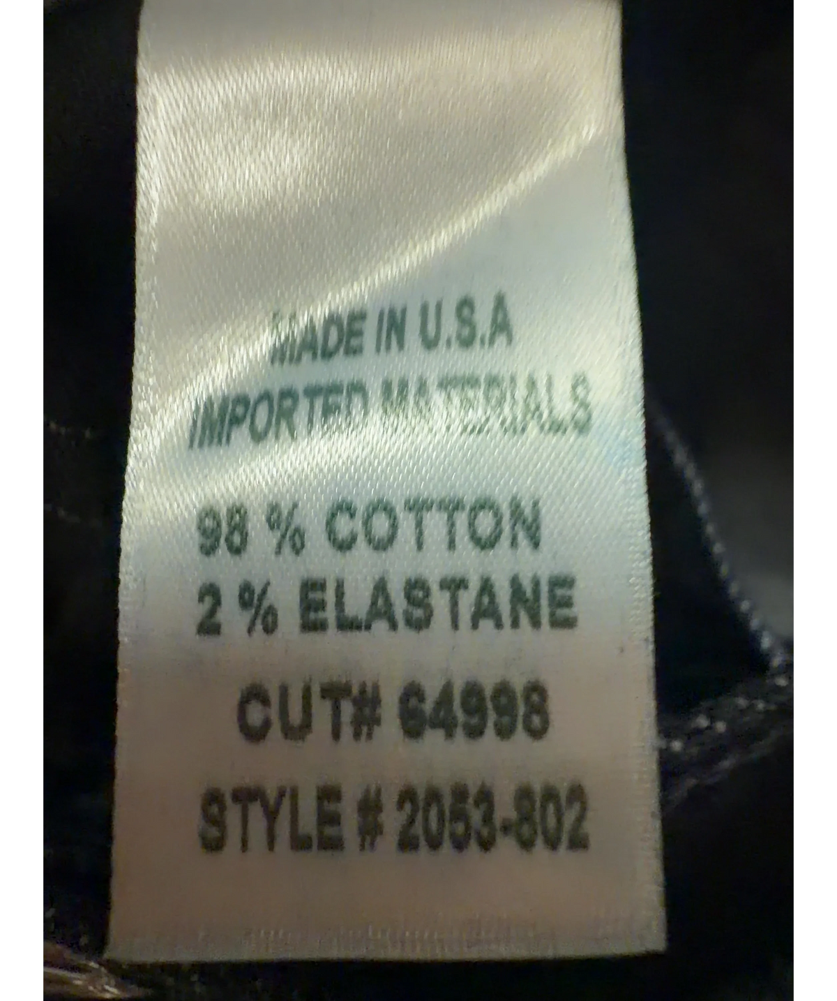Citizens of Humanity Blue Ayla Baggy Dark Indigo Wash Jeans W27 — Materials
