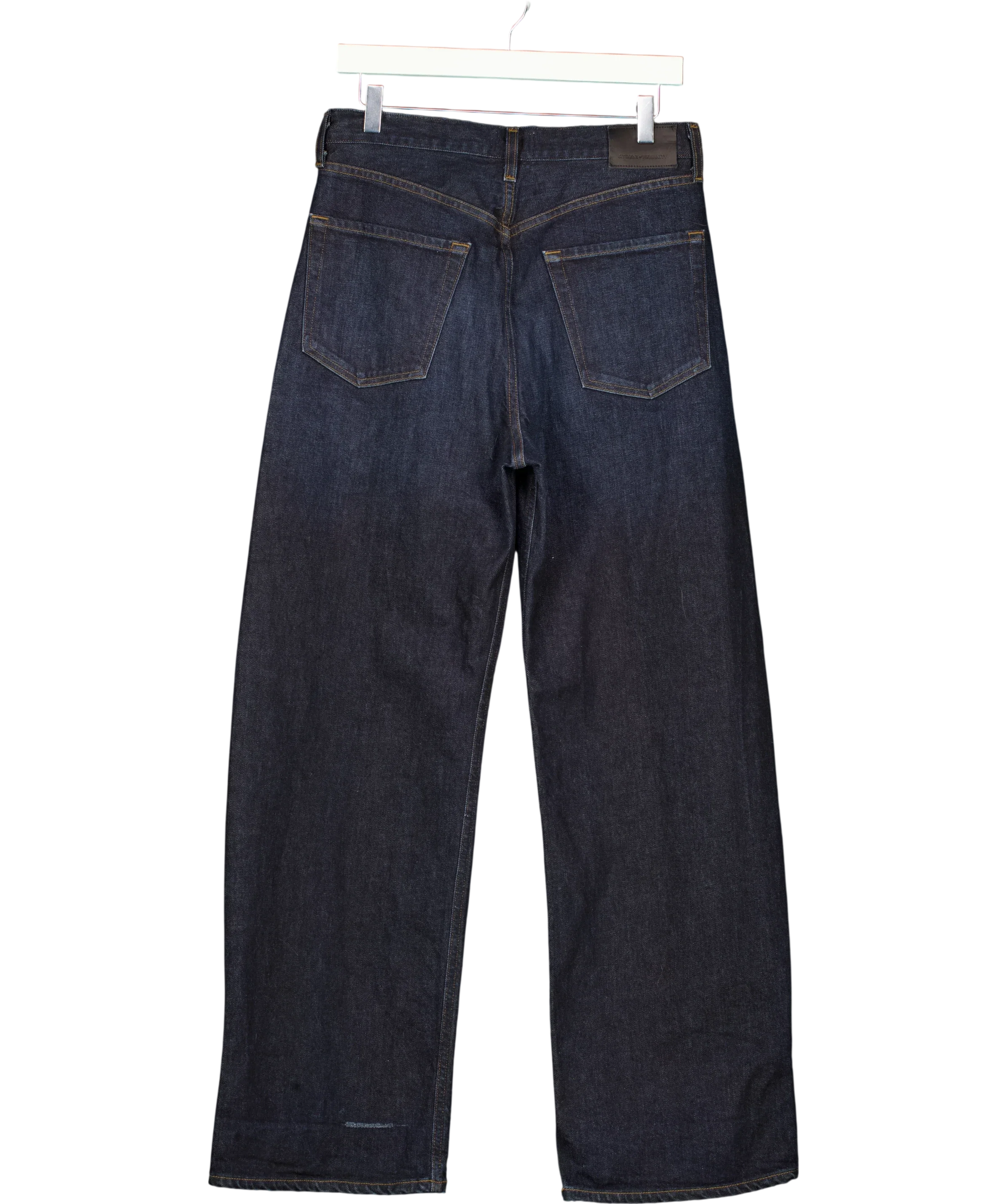 Citizens of Humanity Blue Ayla Baggy Dark Indigo Wash Jeans, size W27 — back