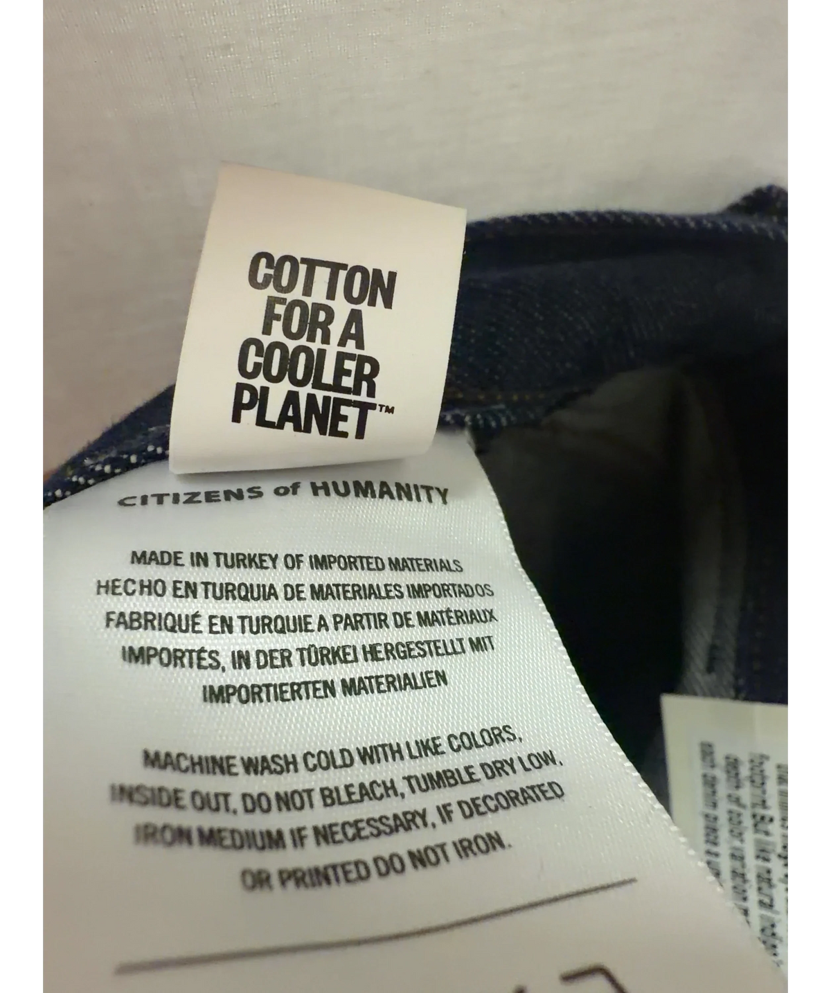 Citizens of Humanity Blue Ayla Baggy Amherst Indigo Jeans W26 W26 — Materials