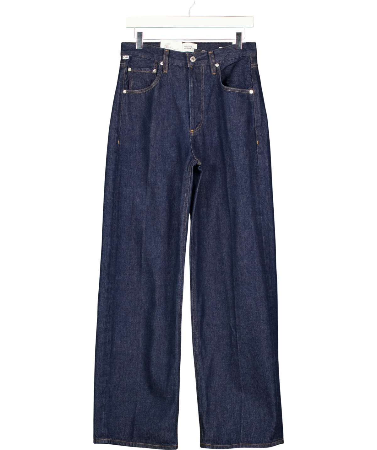 Citizens of Humanity Blue Ayla Baggy Amherst Indigo Jeans W26, size W26 — front