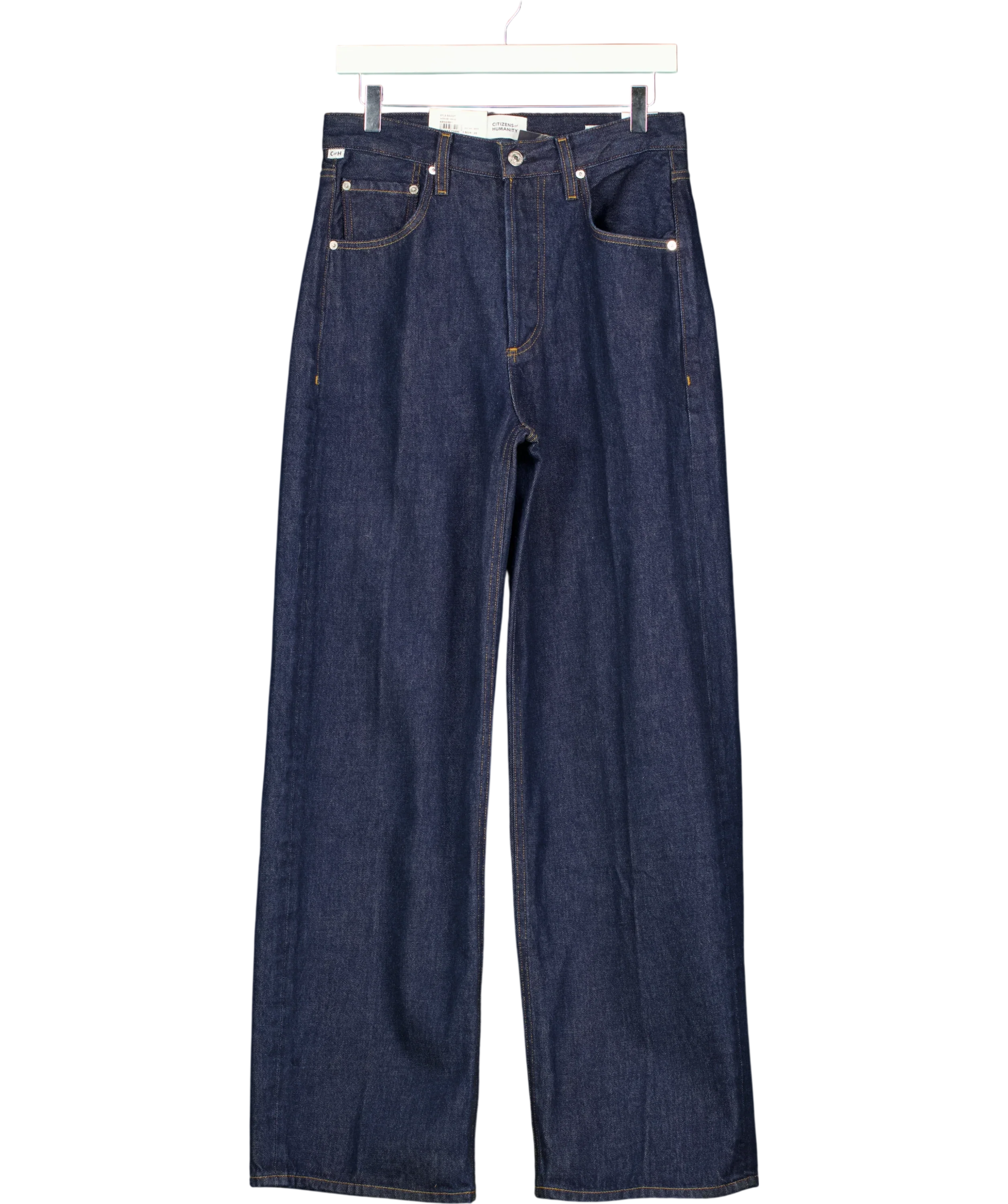 Citizens of Humanity Blue Ayla Baggy Amherst Indigo Jeans W26, size W26 — front