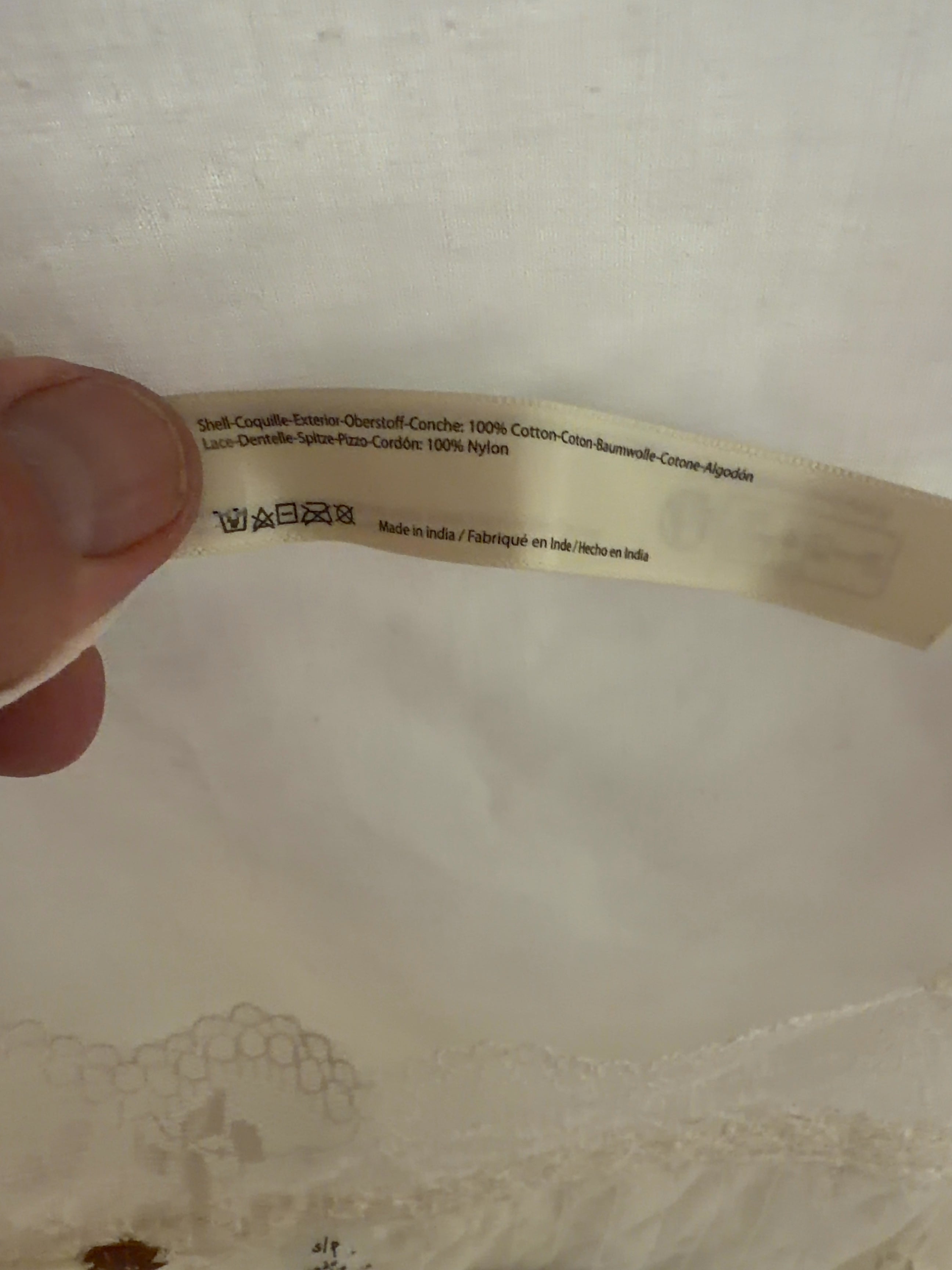 FP One White Clean Ivory Loren Apron Maxi Top, size UK S — label