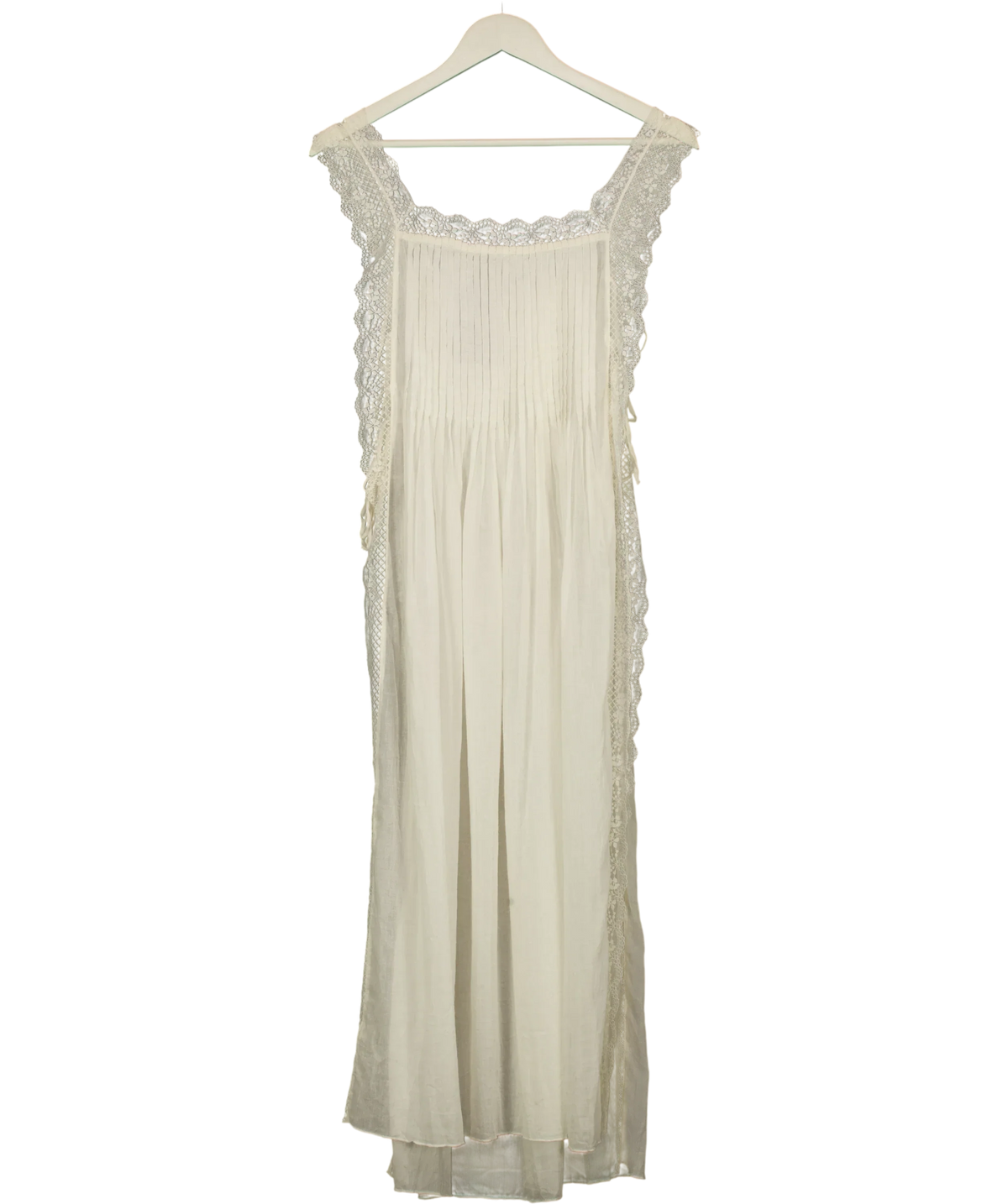 FP One White Clean Ivory Loren Apron Maxi Top, size UK S — back