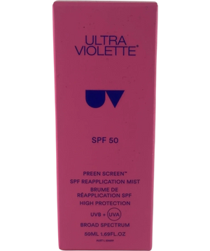 ultra violette Preen Screen Spf 50 Reapplication Mist 50ml