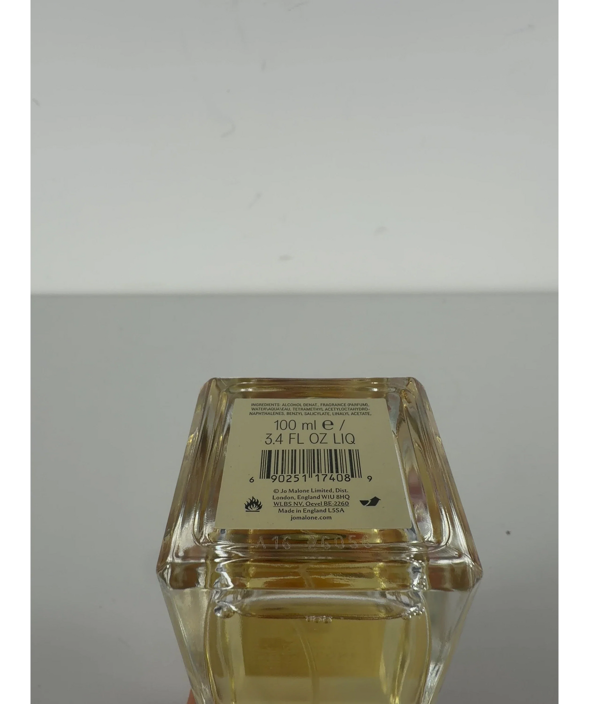 JO MALONE LONDON Sea Salt & Bergamot Cologne 100ml — Batch number or expiry date