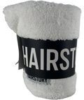 hairstory White Microfiber Hair WraP — front