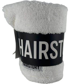 hairstory White Microfiber Hair Wrap One size