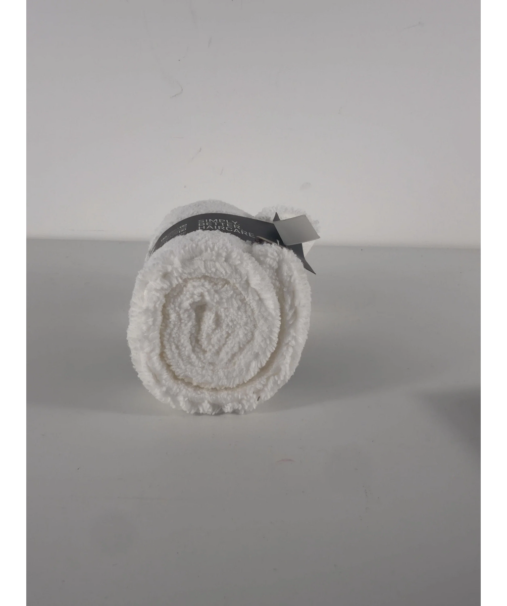 hairstory White Microfiber Hair Wrap One size — Batch number or expiry date