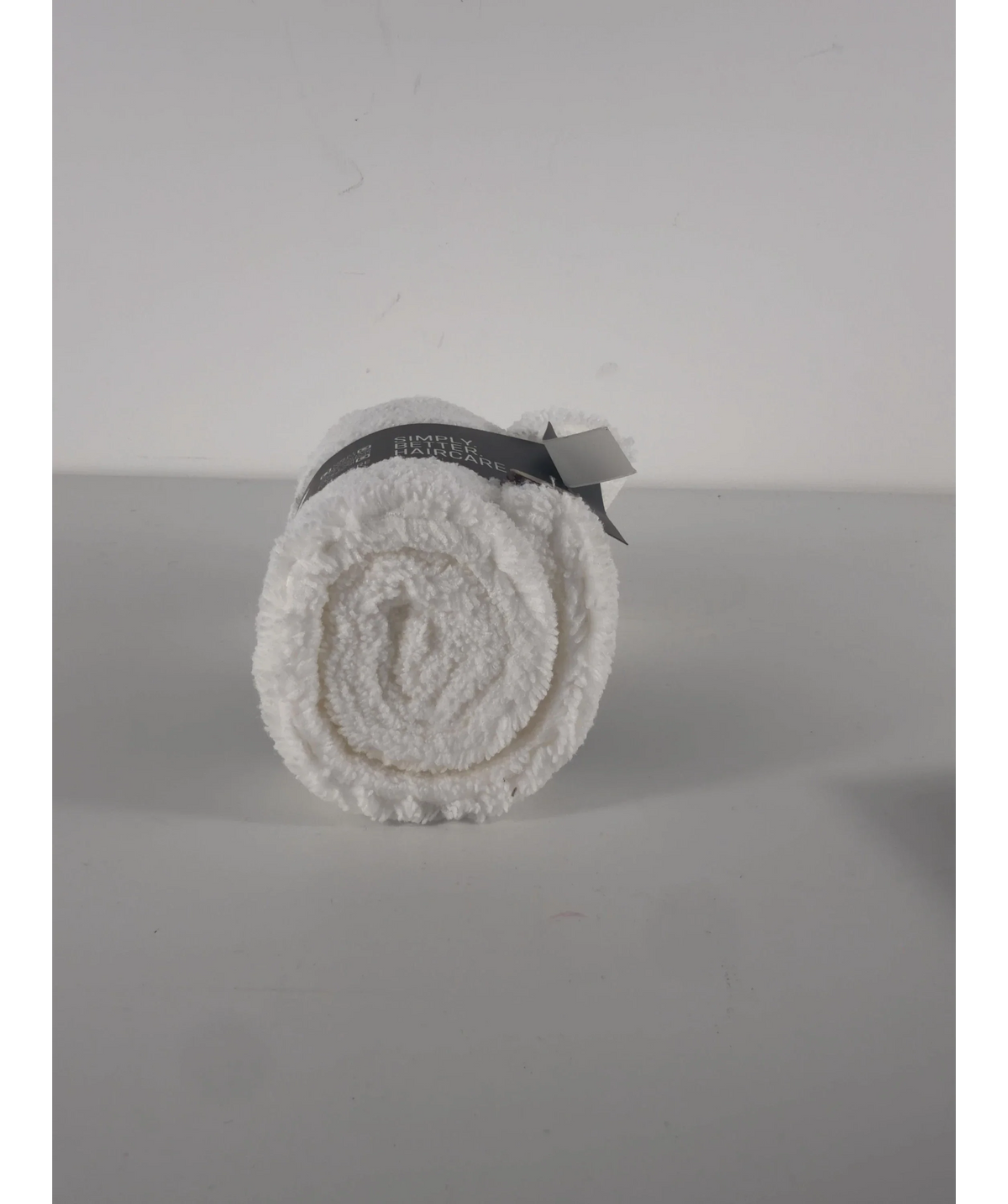 hairstory White Microfiber Hair Wrap One size — Batch number or expiry date