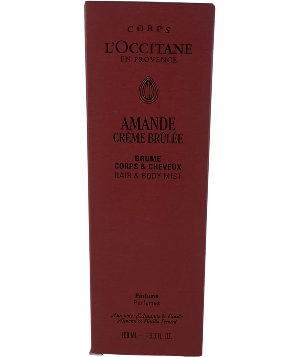 Loccitane Amande Crème Brûlée Hair & Body Mis, size 100ml — front