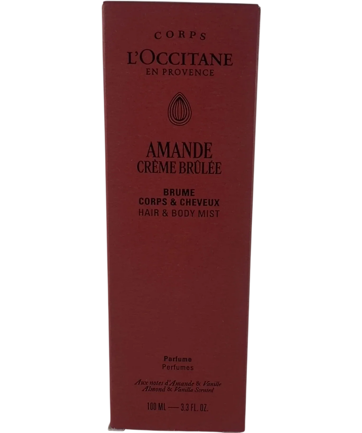 Loccitane Amande Crème Brûlée Hair & Body Mis, size 100ml — front