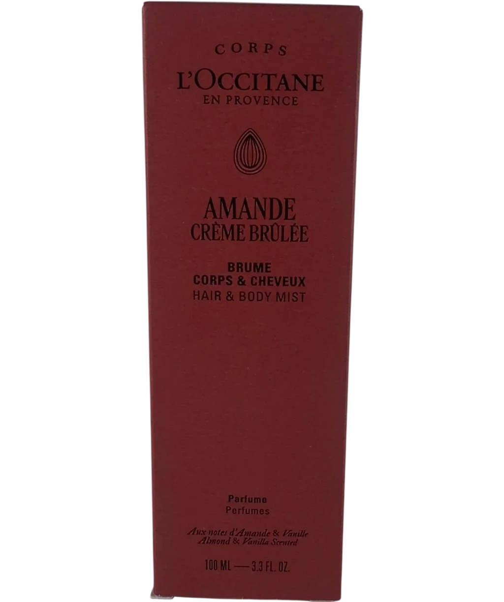 Loccitane Amande Crème Brûlée Hair & Body Mis, size 100ml — front
