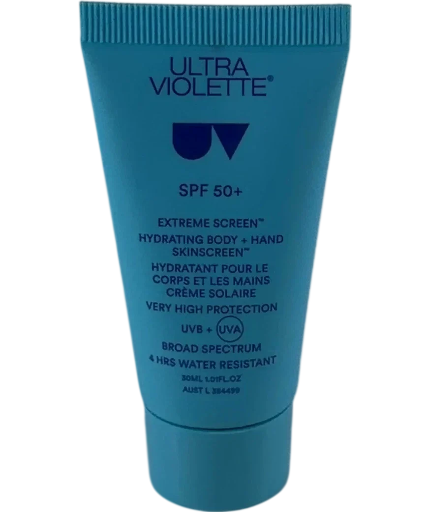 ultra violette Extreme Screen SPF 50+ Body & Hand Skinscree, size 30ml — front