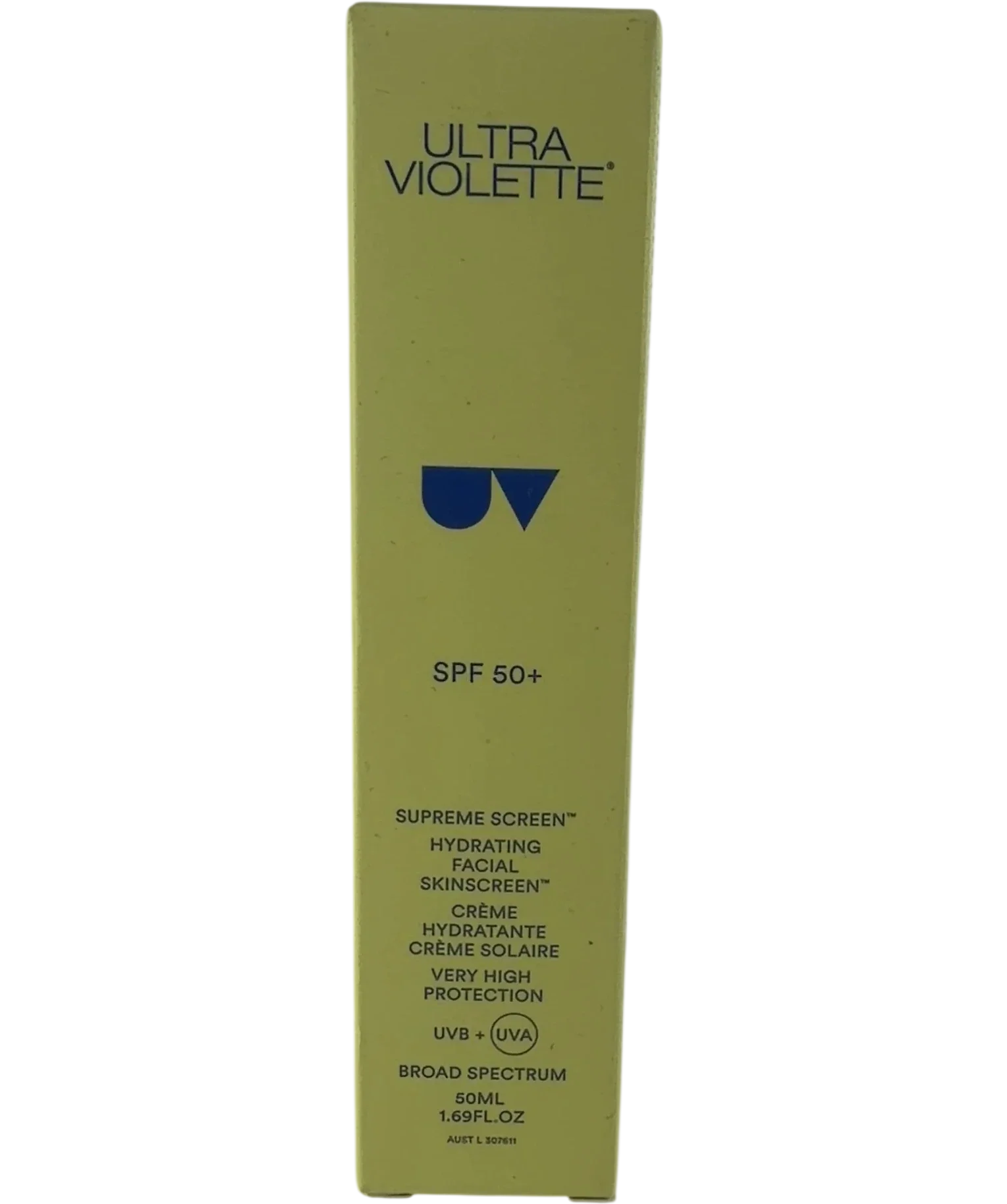 ultra violette Supreme Screen Hydrating Facial Skinscreen SPF 50+ 50ml, size 50ml — front