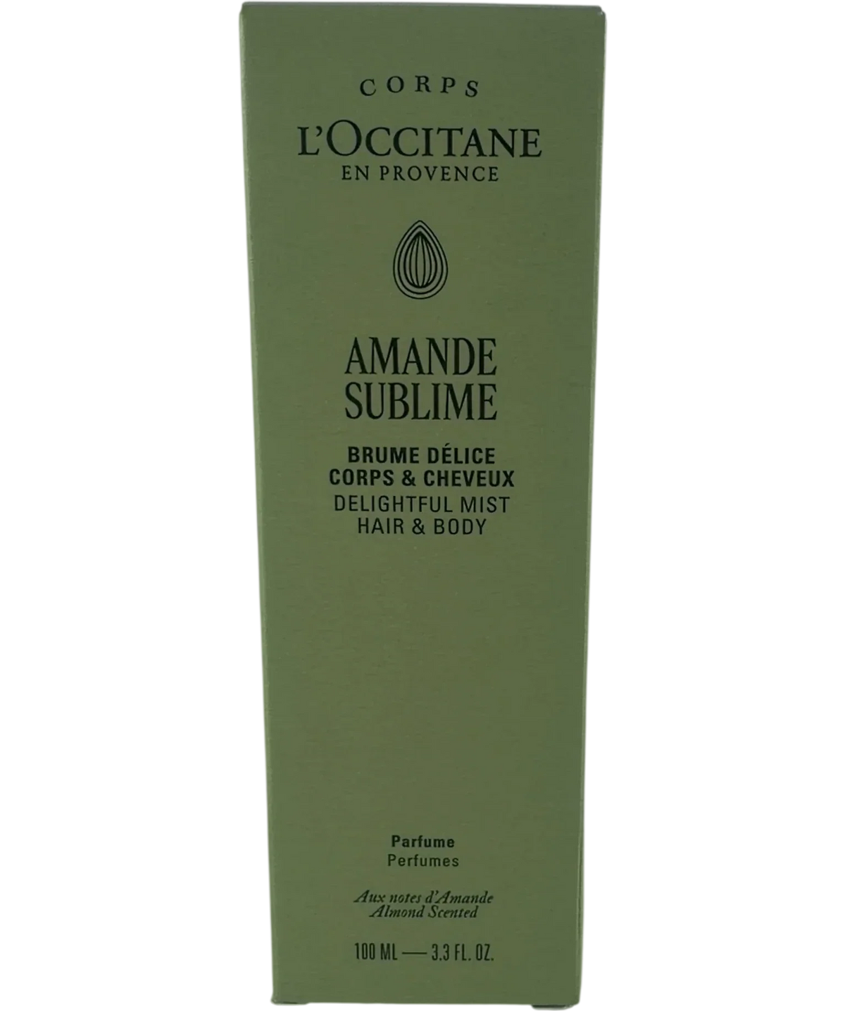 Loccitane L'Occitane Amande Sublime Delightful Hair & Body Mist, size 100ml — front