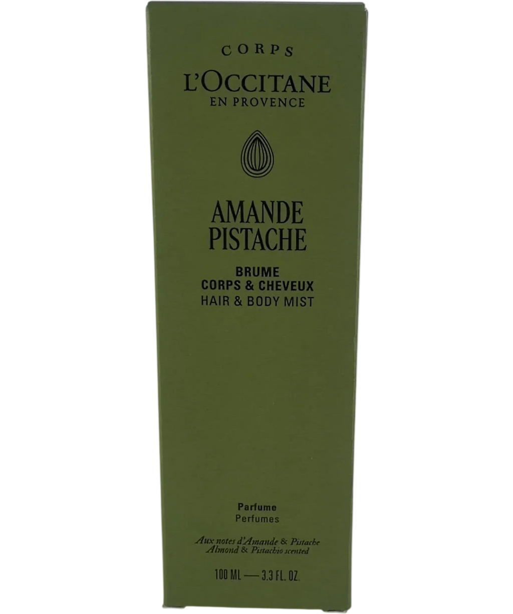 Loccitane Amande Pistache Hair & Body Mist, size 100ml — front