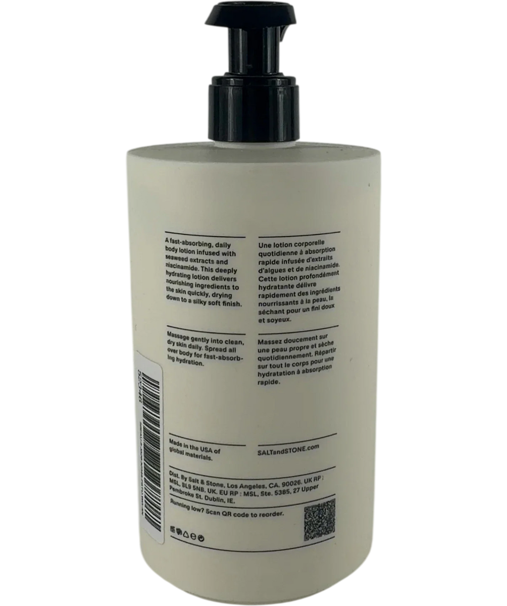 Salt & Stone Neroli & Basil Body Lotion, size 450ml — back