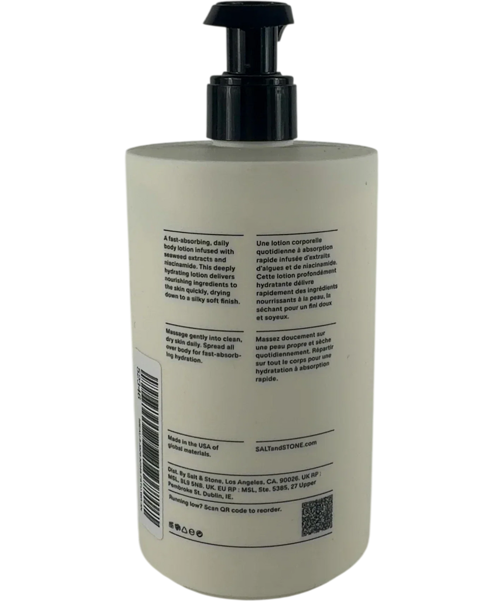 Salt & Stone Neroli & Basil Body Lotion, size 450ml — back
