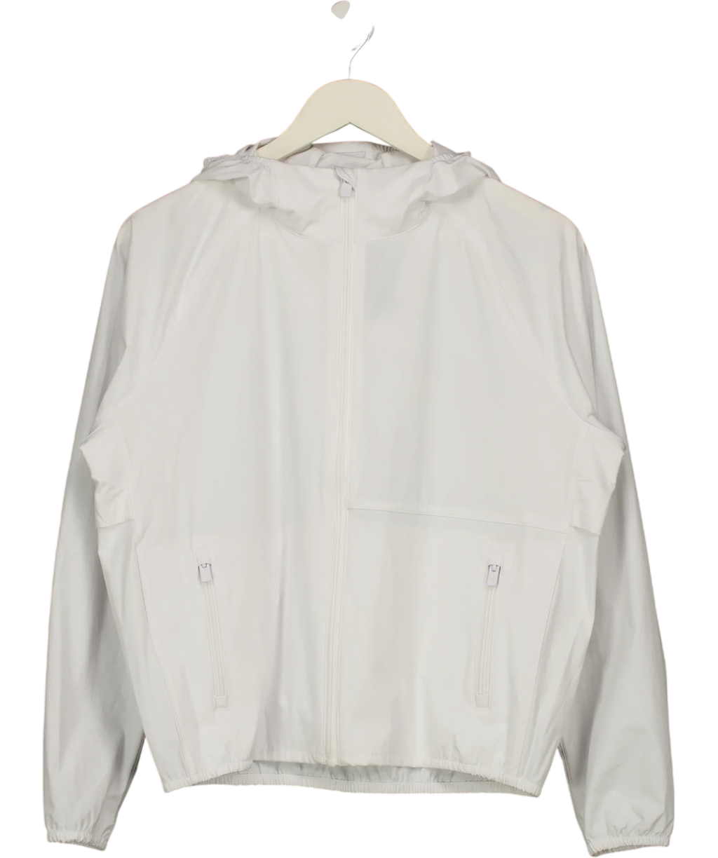 Vuori White Renew Trainer Shell Jacket White, size UK S — front