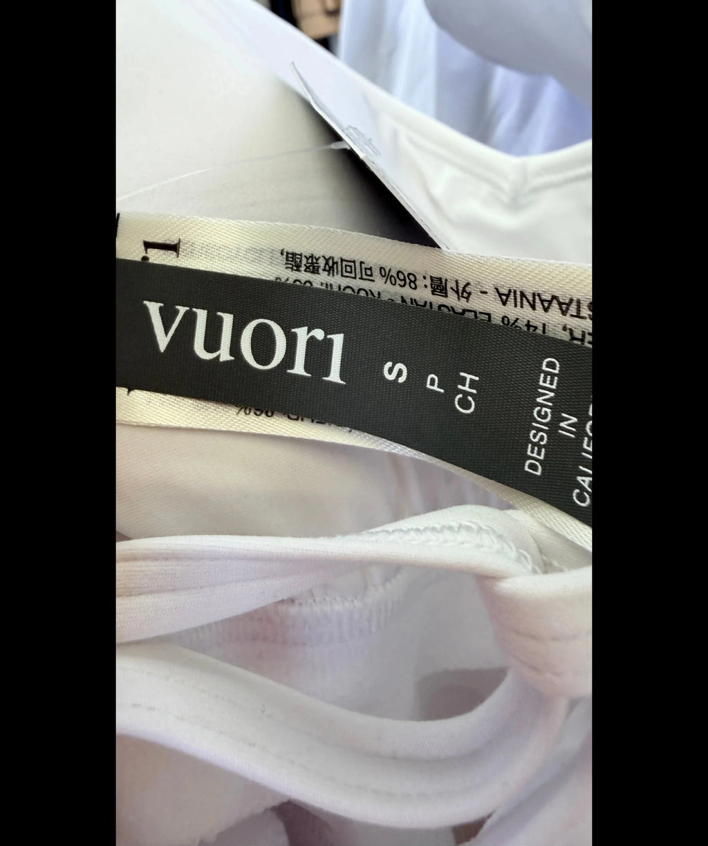 VOURI White Solstice Sports Dress White, size UK S — care label