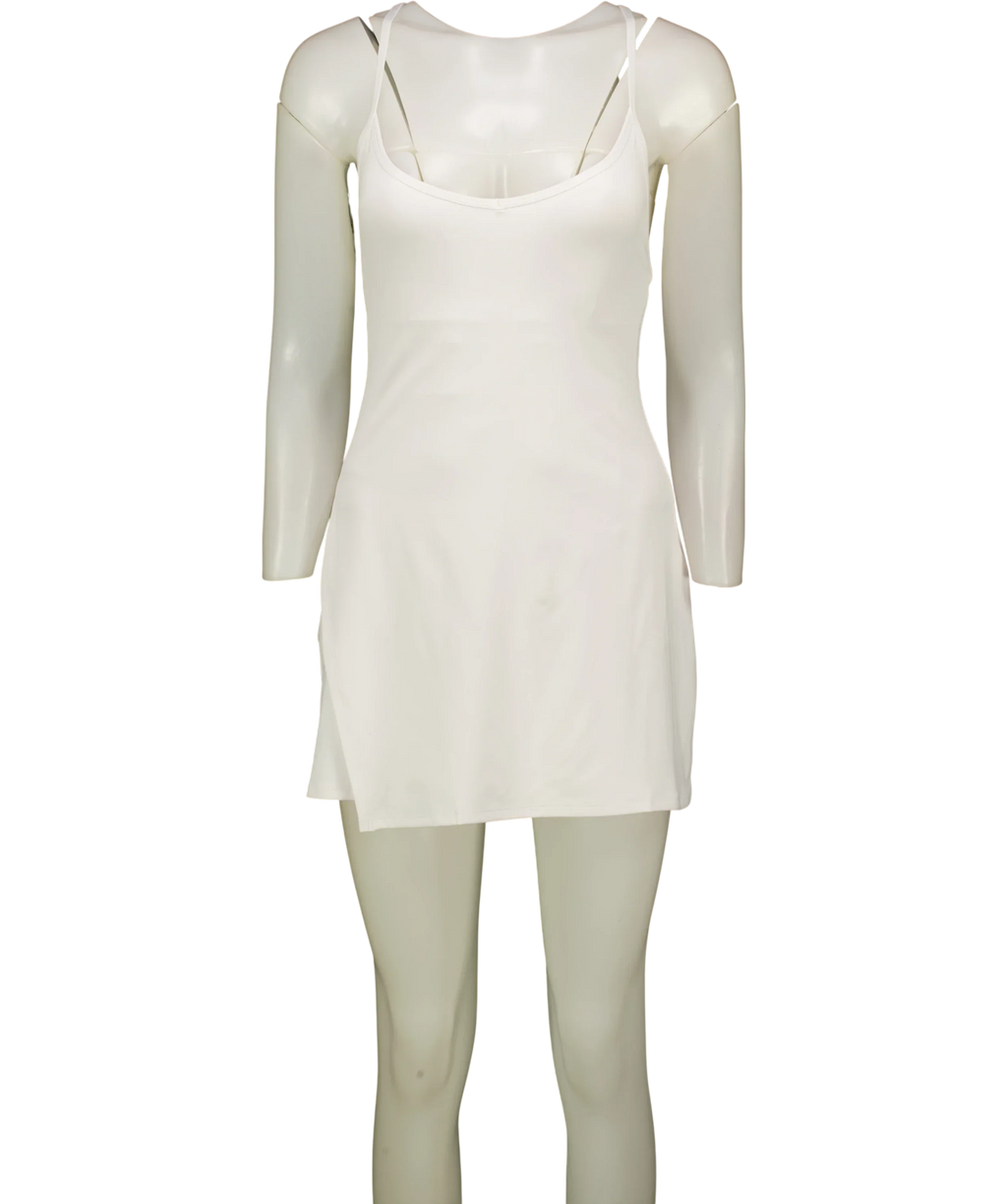 VOURI White Solstice Sports Dress White, size UK S — front