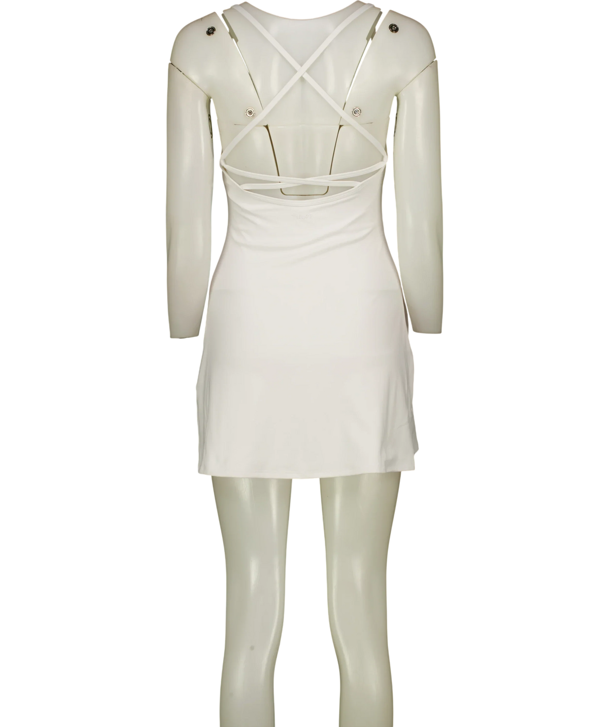 VOURI White Solstice Sports Dress White, size UK S — back