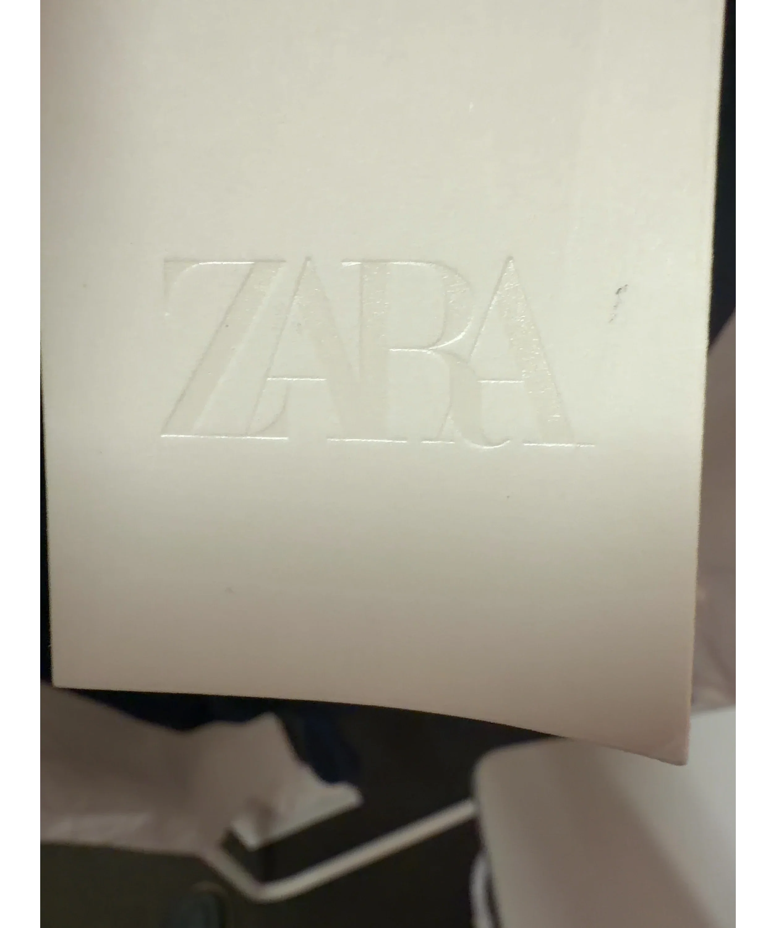 ZARA Black ZW Collection Satin Halter Jumpsuit Navy Blue, size UK S — detail