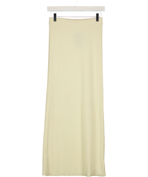 Pretty Lavish Reese Midaxi Knit Skirt Cream UK XS