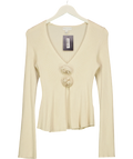 PRETTY LAVISH Cream Colour, size UK S — front