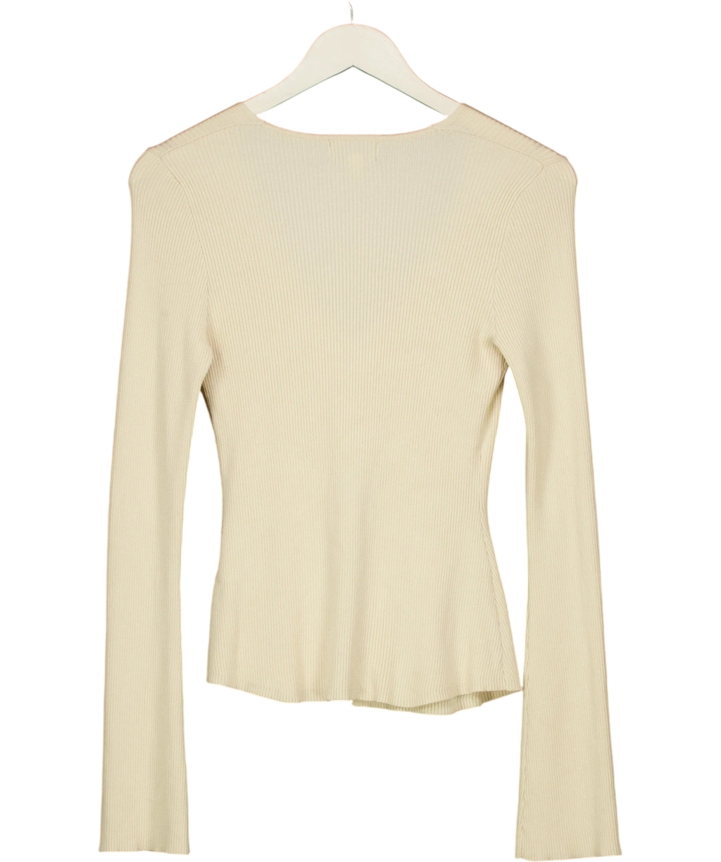 PRETTY LAVISH Cream Colour, size UK S — back