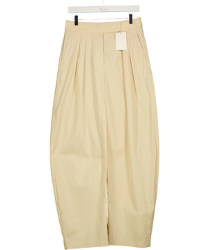 HENNE Beige Tailored Pants Buttermilk UK 10