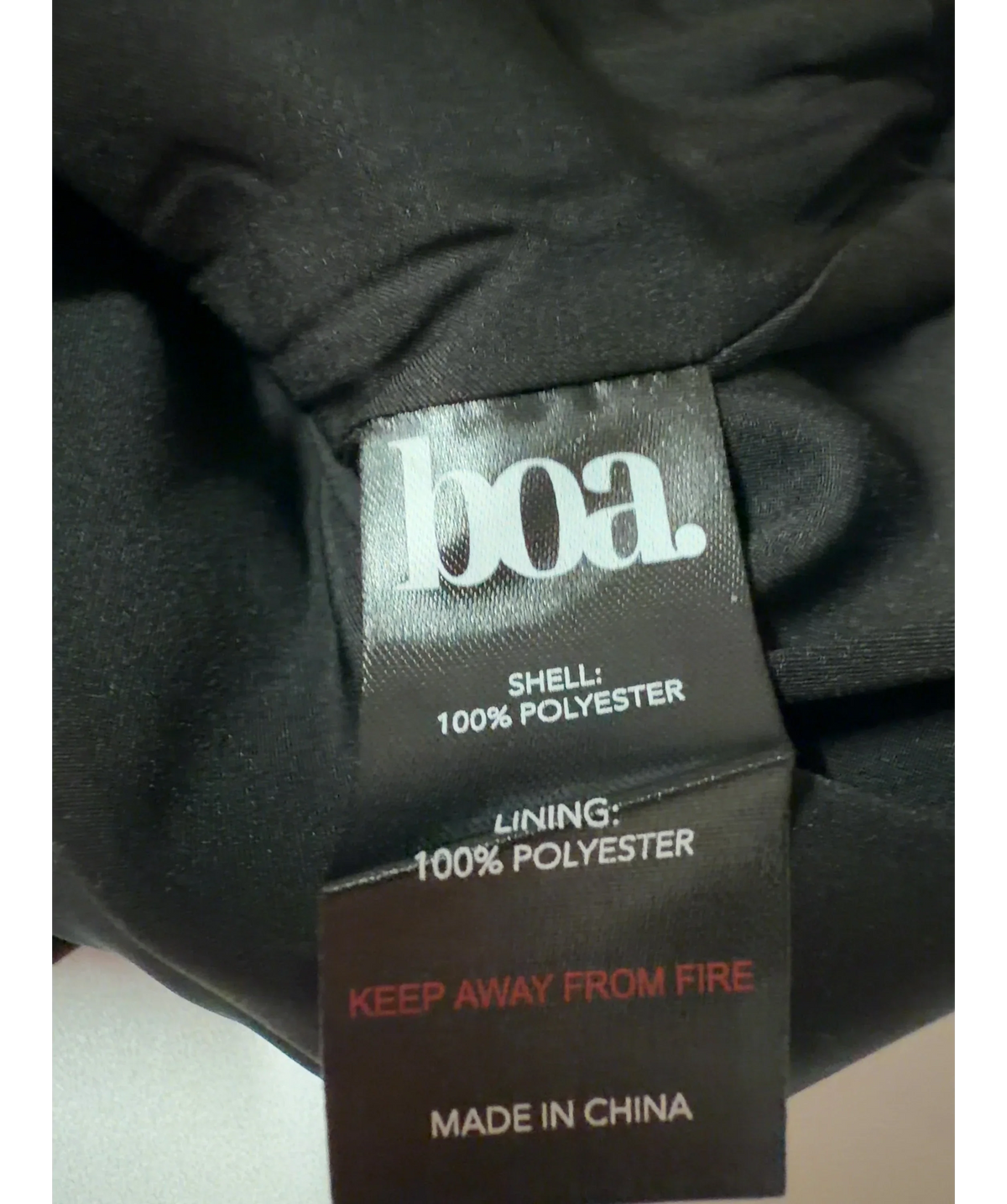 BOA Black Tailored Mini Shorts UK S — Size