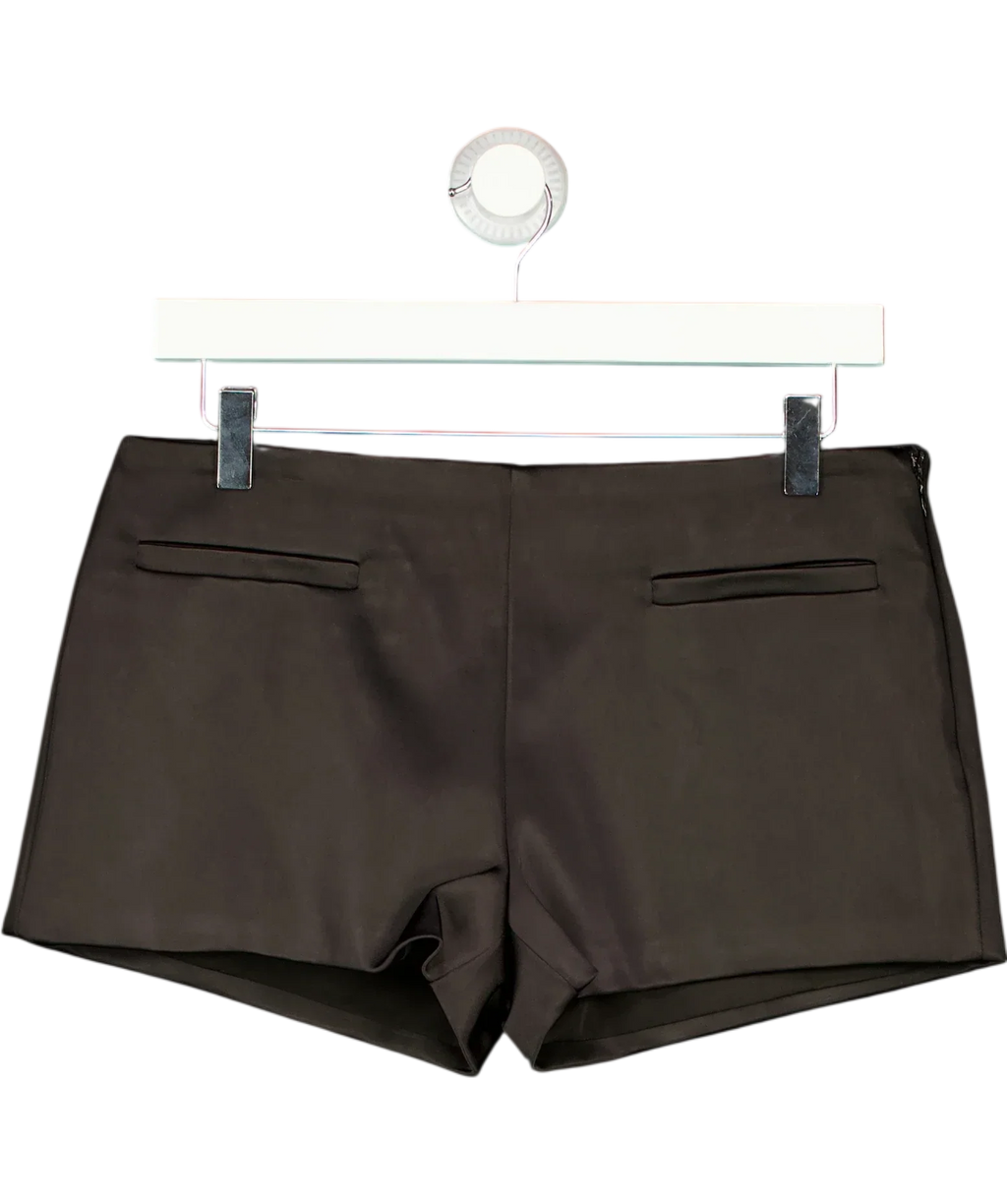 BOA Black Black Tailored Mini Shorts, size UK S — front