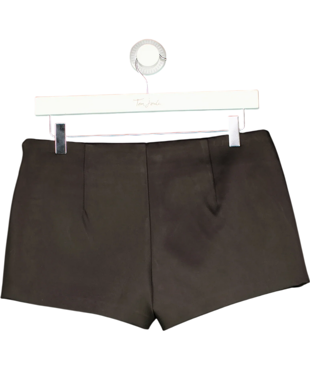 BOA Black Black Tailored Mini Shorts, size UK S — back