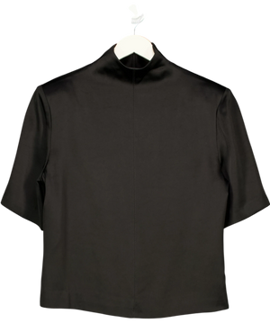 Misha Leila Acetate Funnel Neck Tee Black UK S