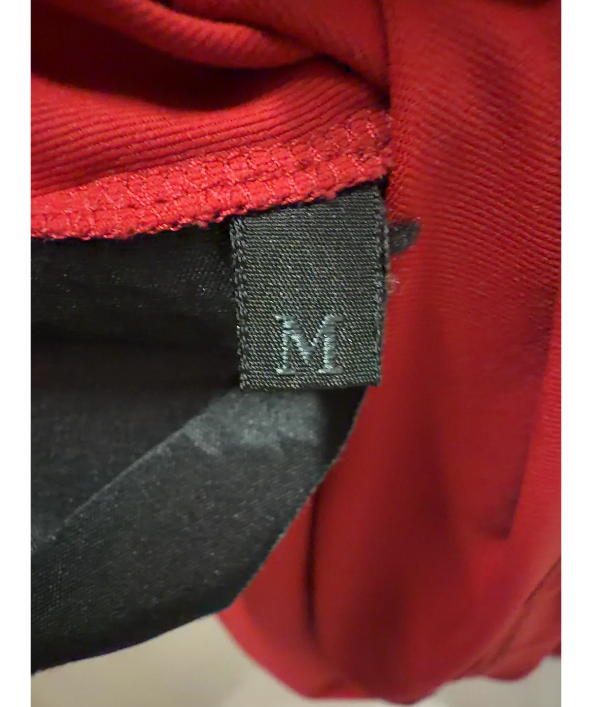Prada Sport Red Half Zip Long Sleeve Performance Top UK M — Size