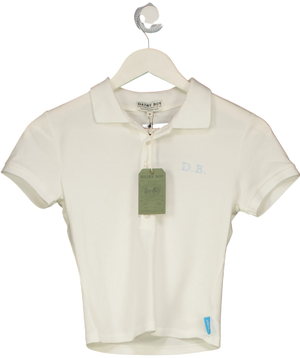 Dairy Boy Baby Polo Soft White UK S