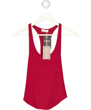 ARTLESS FOREVER Haze Racerback Tank Top Cherry Red UK M