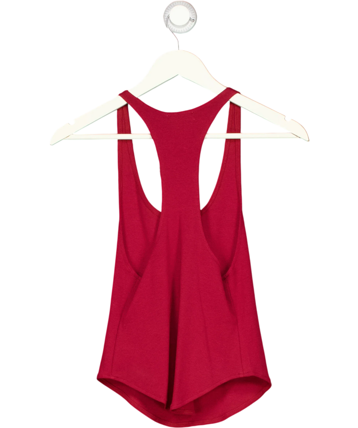 ARTLESS FOREVER Red Haze Racerback Tank Top Cherry Red, size UK M — back