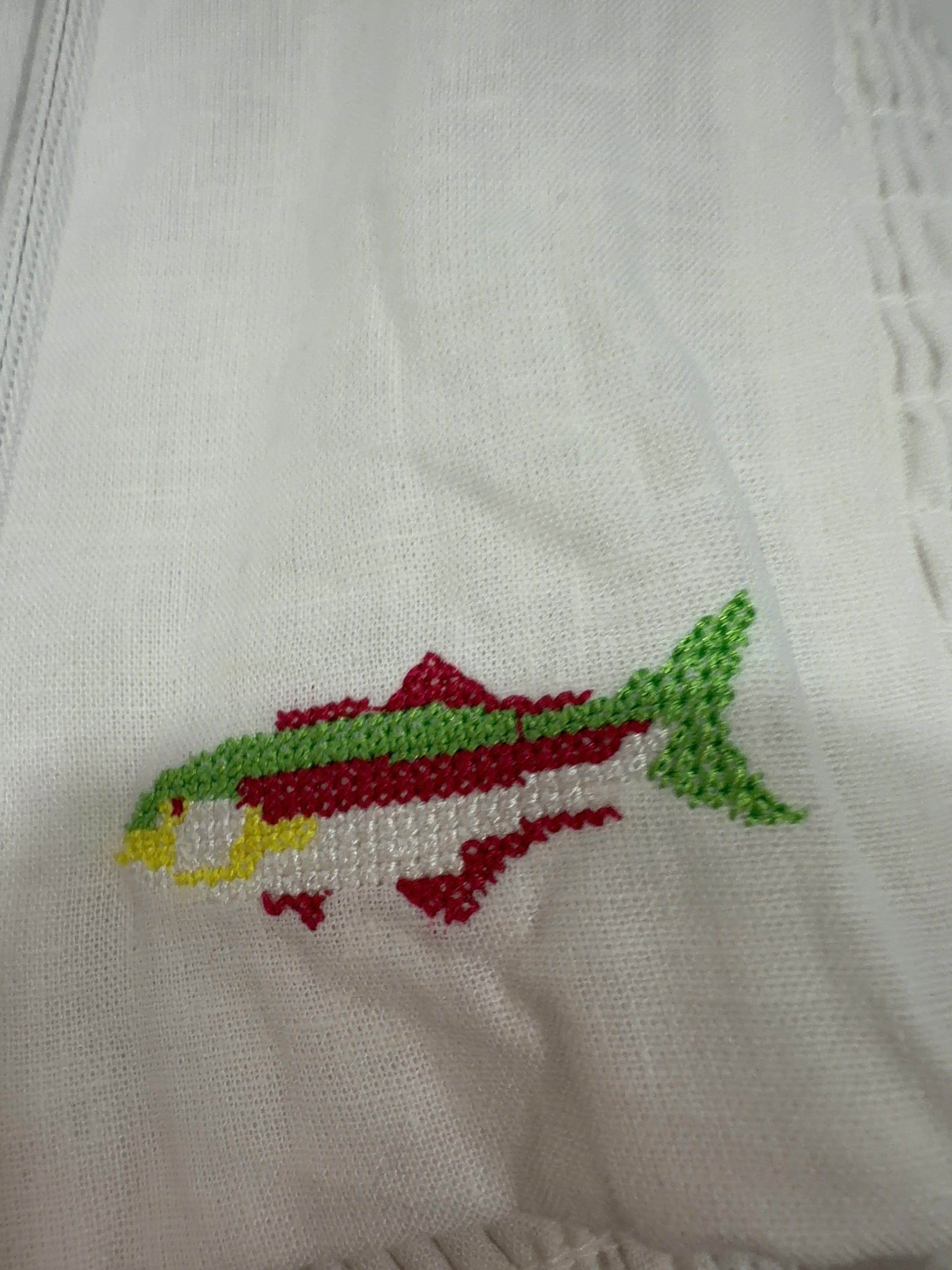 DAIRY BOY White Boat Day Top White, size UK S — fabric detail