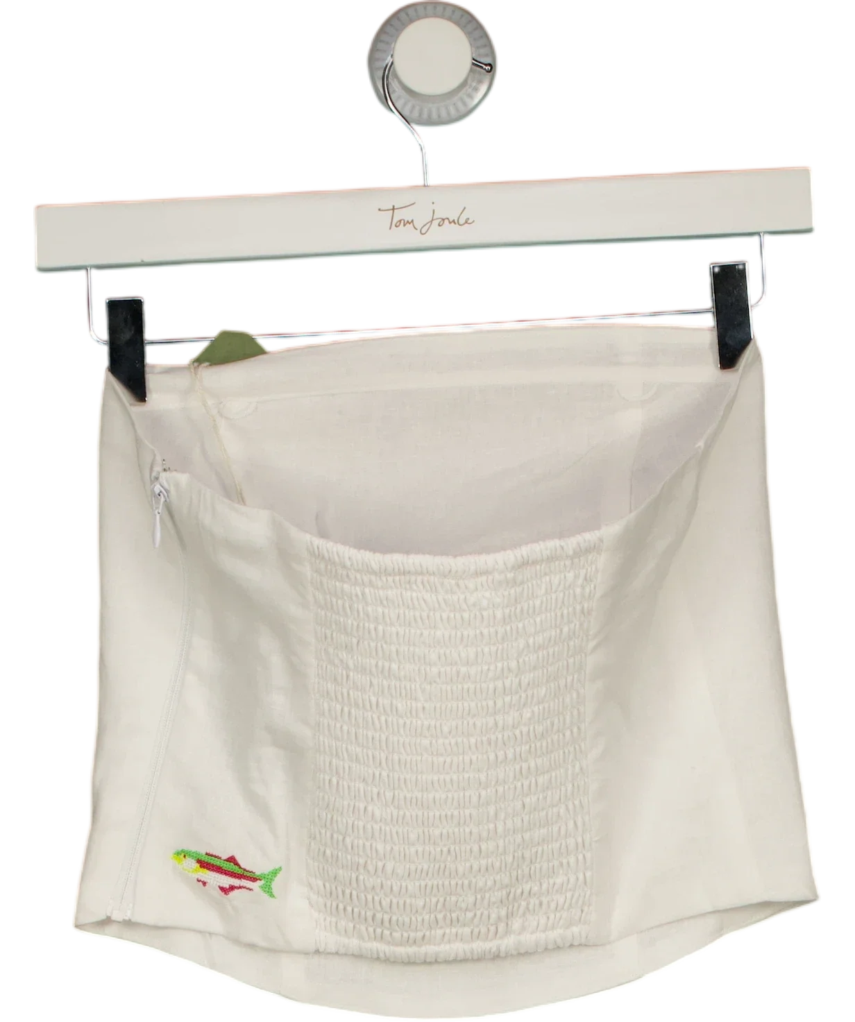 DAIRY BOY White Boat Day Top White, size UK S — back
