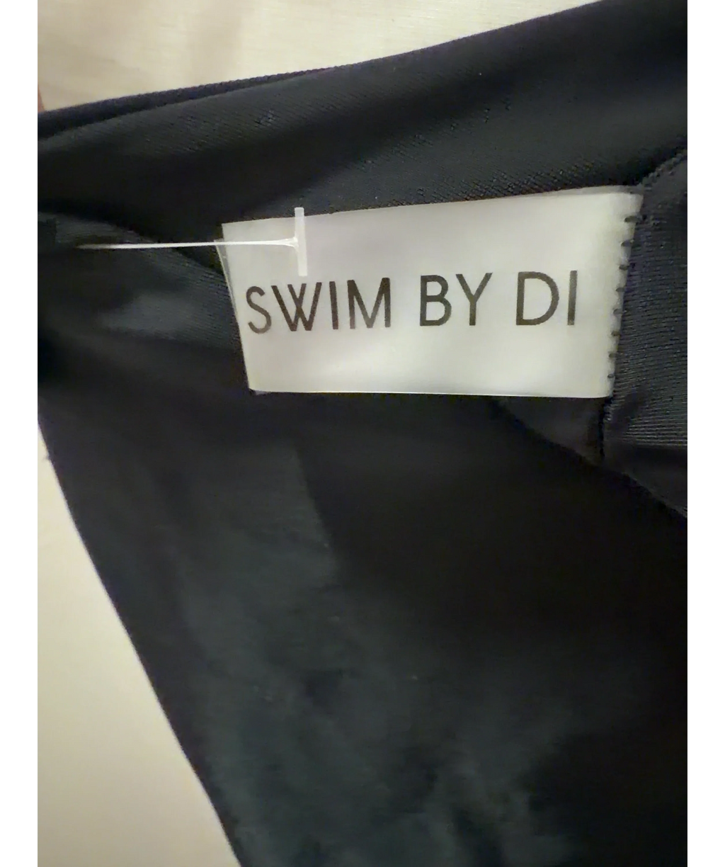 SWIM BY DI Black Pegeia Asymmetrical One-piece Swimsuit UK S — Size